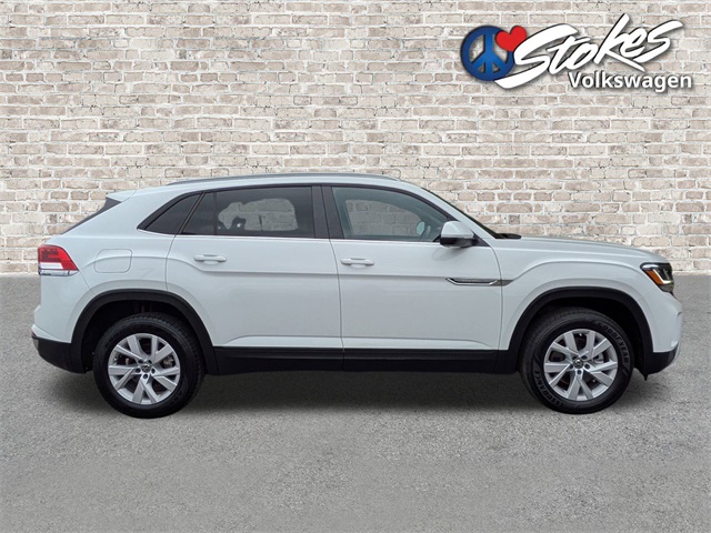 2021 Volkswagen Atlas Cross Sport 2.0T S White at Stokes Volkswagen