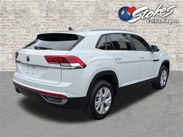 2021 Volkswagen Atlas Cross Sport 2.0T S White at Stokes Volkswagen