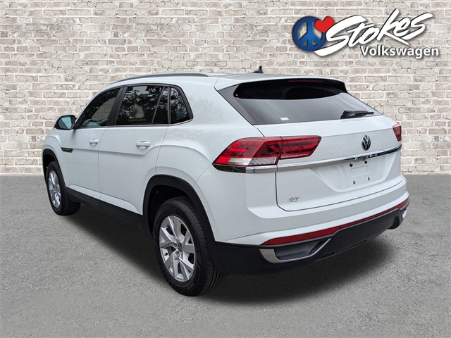 2021 Volkswagen Atlas Cross Sport 2.0T S White at Stokes Volkswagen
