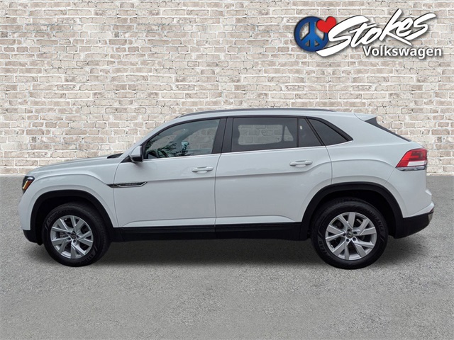 2021 Volkswagen Atlas Cross Sport 2.0T S White at Stokes Volkswagen
