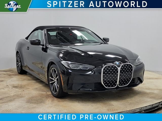 Jet Black 2023 BMW 4 Series 430i Convertible xDrive Convertible All-Wheel Drive 8-Speed Automatic