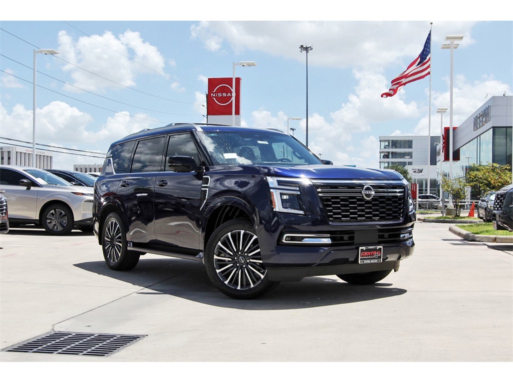 2025 Nissan Armada Platinum Reserve Blue at South Houston Nissan