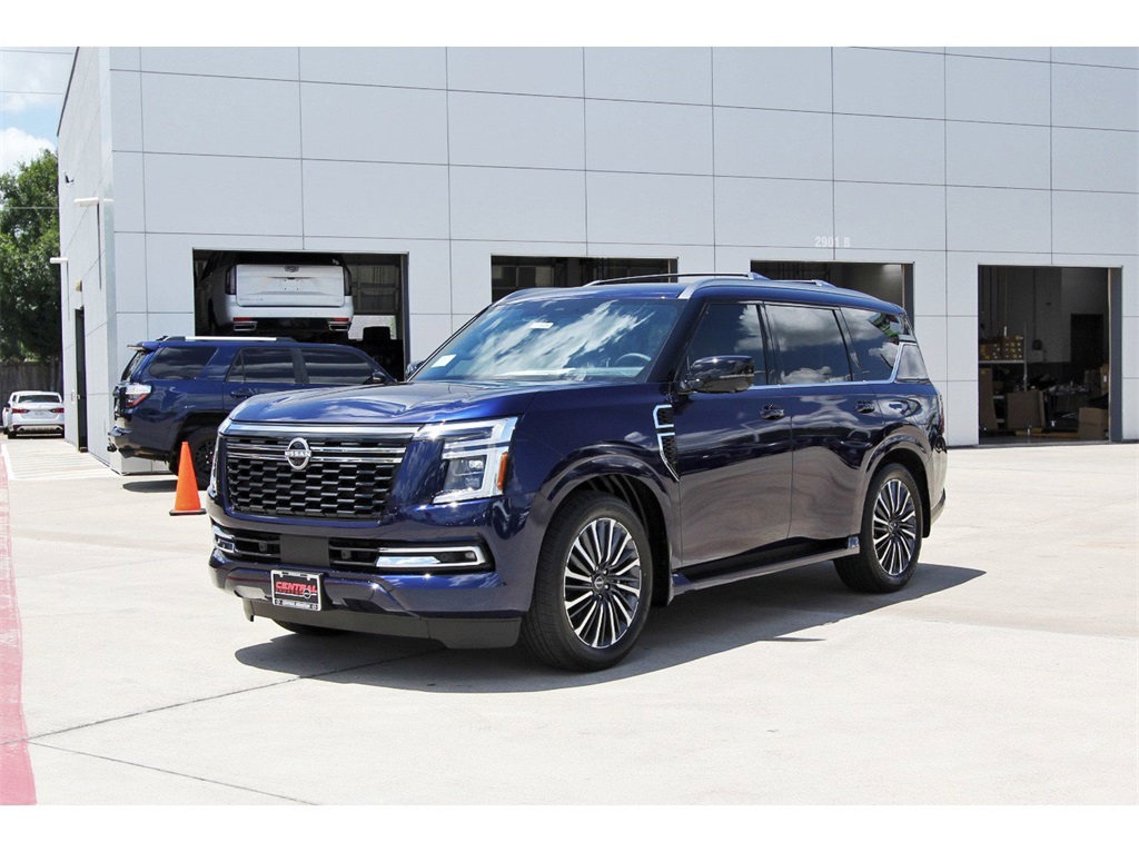 2025 Nissan Armada Platinum Reserve Blue at South Houston Nissan