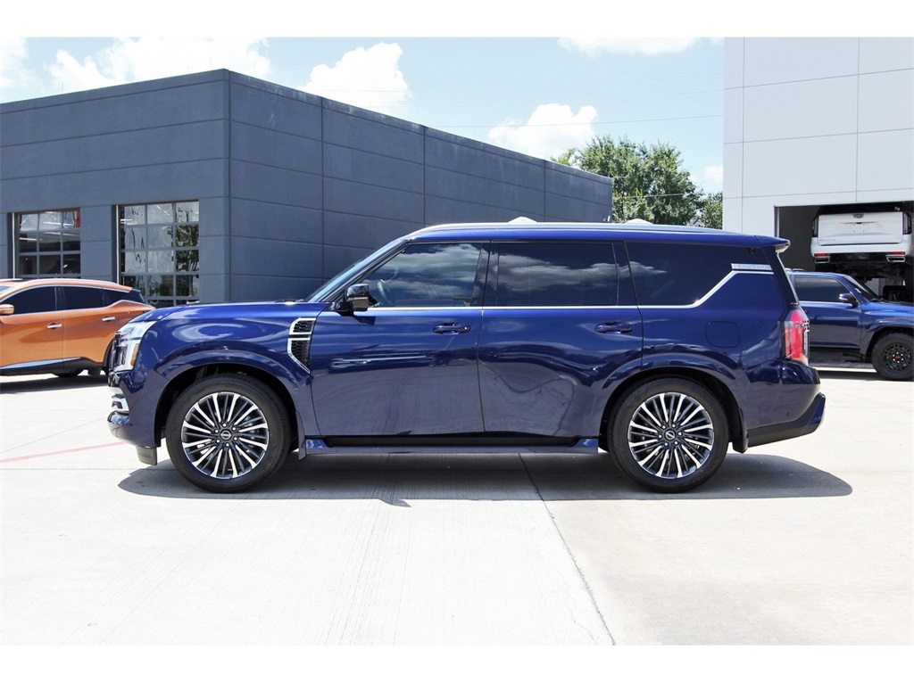 2025 Nissan Armada Platinum Reserve Blue at South Houston Nissan