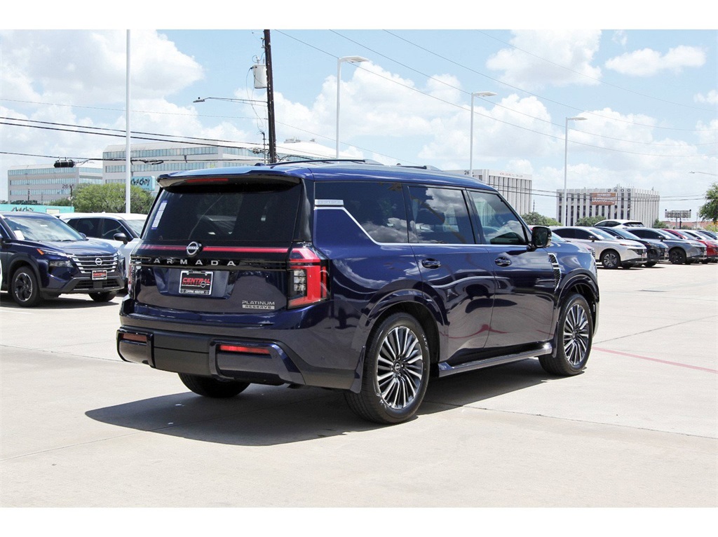 2025 Nissan Armada Platinum Reserve Blue at South Houston Nissan