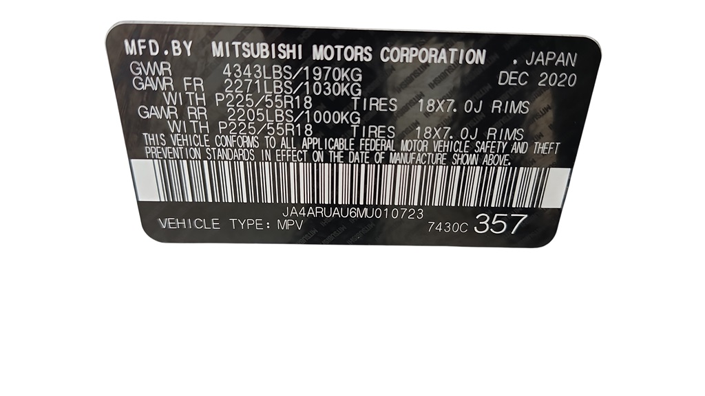 2021 Mitsubishi Outlander Sport