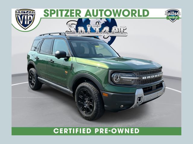 Green Metallic 2025 Ford Bronco Sport SUV / Crossover All-Wheel Drive 8-Speed Automatic