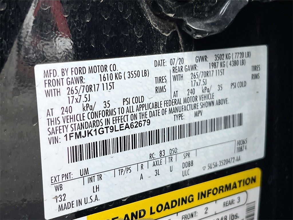 2020 Ford Expedition Max XL Black at Big Star Buick GMC