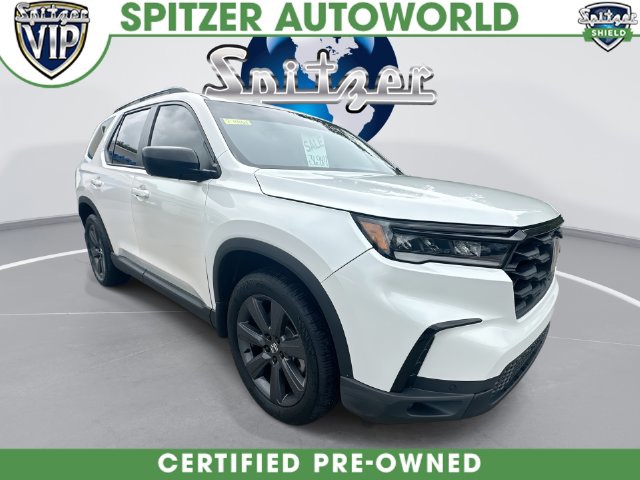 Platinum White Pearl 2025 Honda Pilot SUV / Crossover All-Wheel Drive Automatic