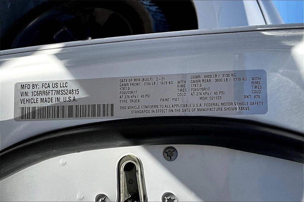 2021 Ram 1500 Classic Tradesman White at Community Honda