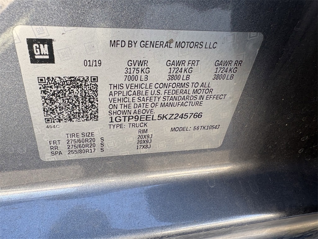 2019 GMC Sierra 1500 AT4 Gray at Bayway Chrysler Dodge Jeep Ram