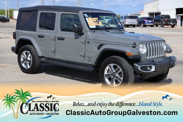 2020 Jeep Wrangler Unlimited Sahara Gray at Big Star Buick GMC