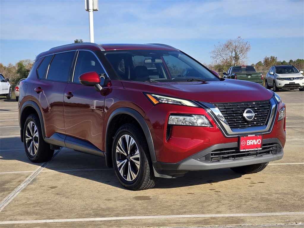 2022 Nissan Rogue SV Red at Community Toyota