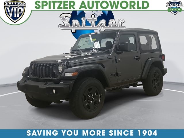 Gray (Granite Crystal Metallic Clearcoat) 2026 Jeep Wrangler Sport 2-Door 4WD SUV / Crossover Four-Wheel Drive 8-Speed Automatic