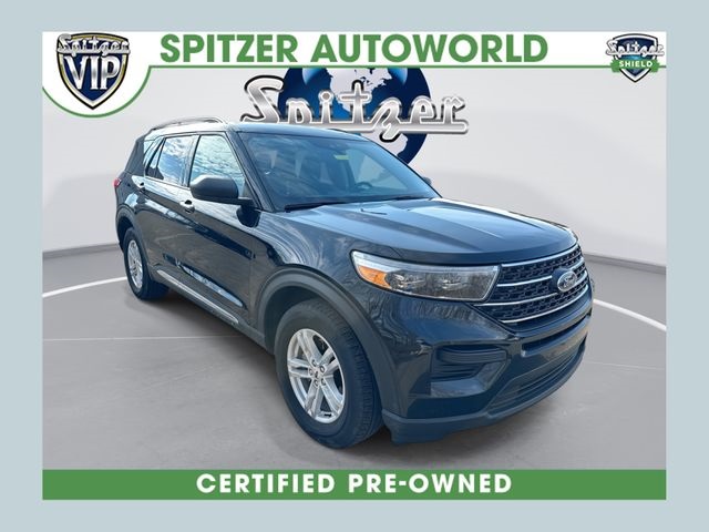 Agate Black Metallic 2023 Ford Explorer XLT AWD SUV / Crossover All-Wheel Drive Automatic