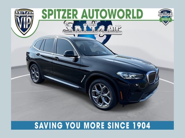 Black Sapphire Metallic 2024 BMW X3 SUV / Crossover Rear-Wheel Drive 8-Speed Automatic
