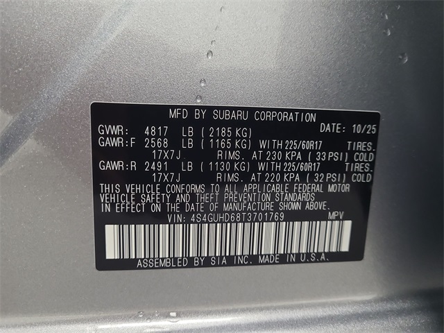 2026 – Subaru – Crosstrek