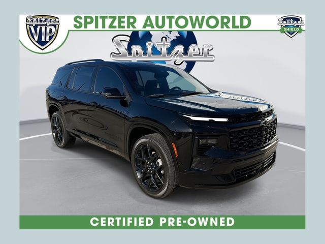 Mosaic Black Metallic 2024 Chevrolet Traverse RS AWD SUV / Crossover Four-Wheel Drive 8-Speed Automatic
