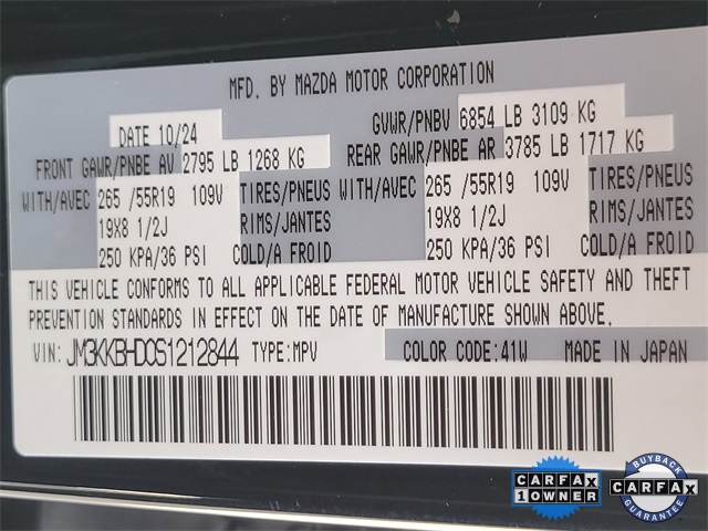 2025 Mazda CX-90 3.3 Turbo Preferred Black at Joe Myers Mazda Kia