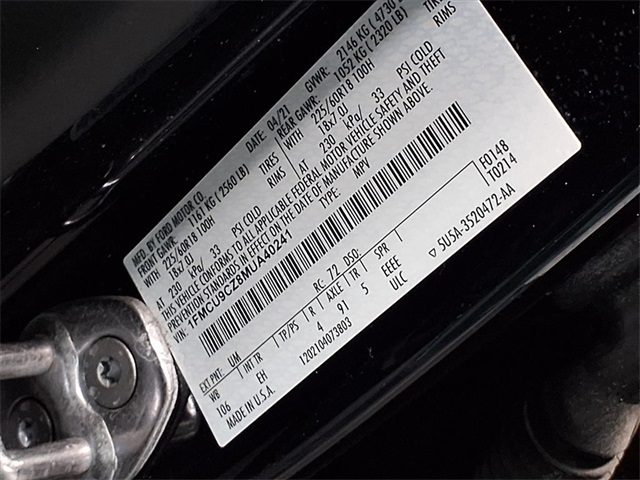 2021 Ford Escape Hybrid