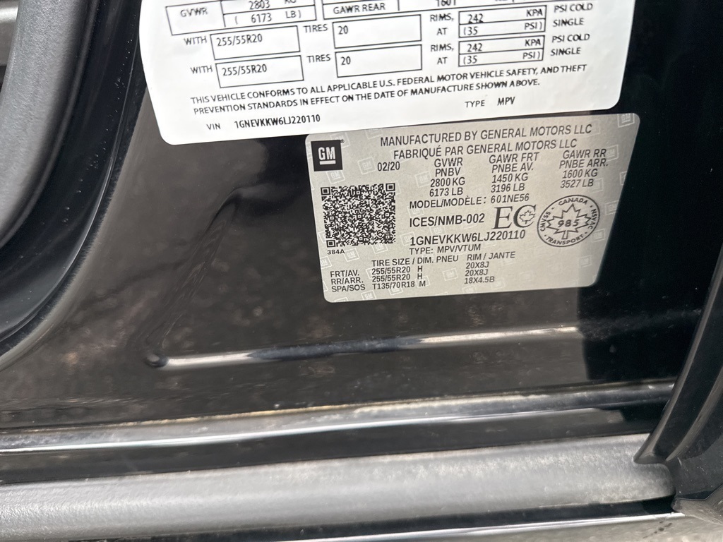 2020 Chevrolet Traverse