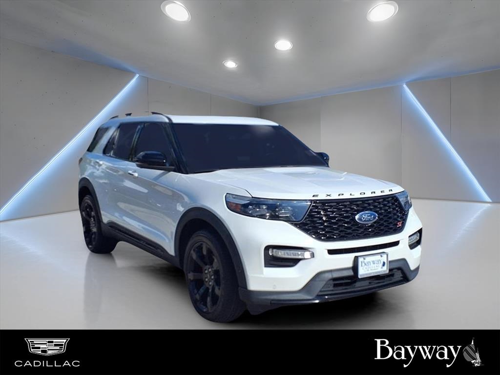 2021 Ford Explorer ST White at Shottenkirk Kia Fort Bend
