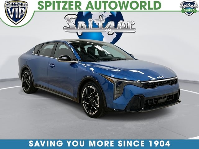 Wave Blue 2025 Kia K4 GT-Line FWD Sedan Front-Wheel Drive Continuously Variable Transmission