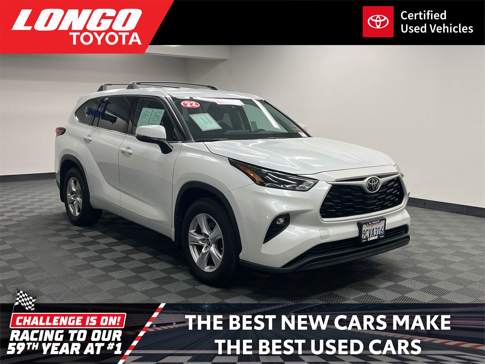 used 2022 Toyota Highlander car, priced at $31,888