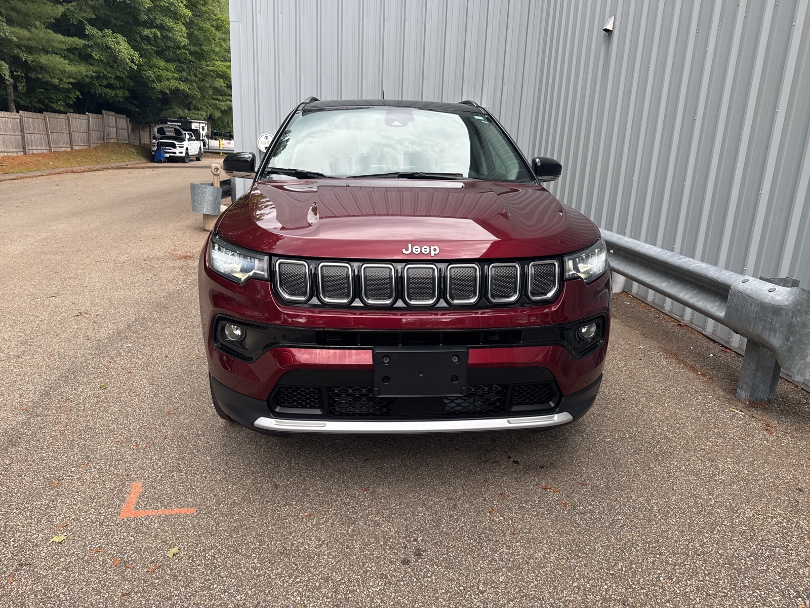2022 Velvet Red Pearlcoat Jeep Compass Limited 4X4 SUV