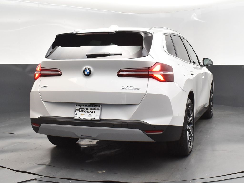 2025 Mineral White Metallic BMW X3 30 xDrive AWD SUV