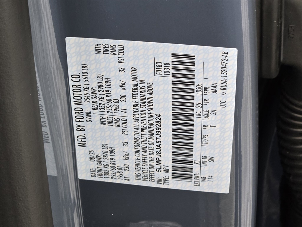 new 2026 Lincoln Nautilus car, priced at $53,990