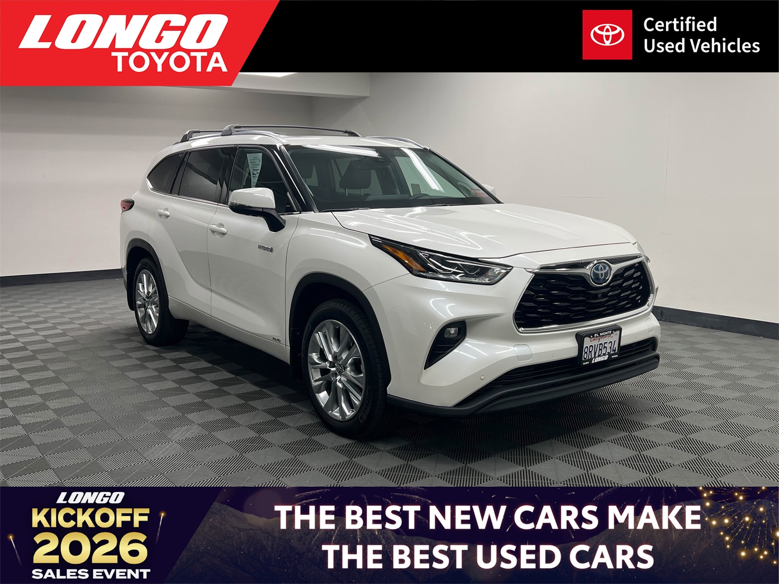 used 2020 Toyota Highlander Hybrid car, priced at $36,995