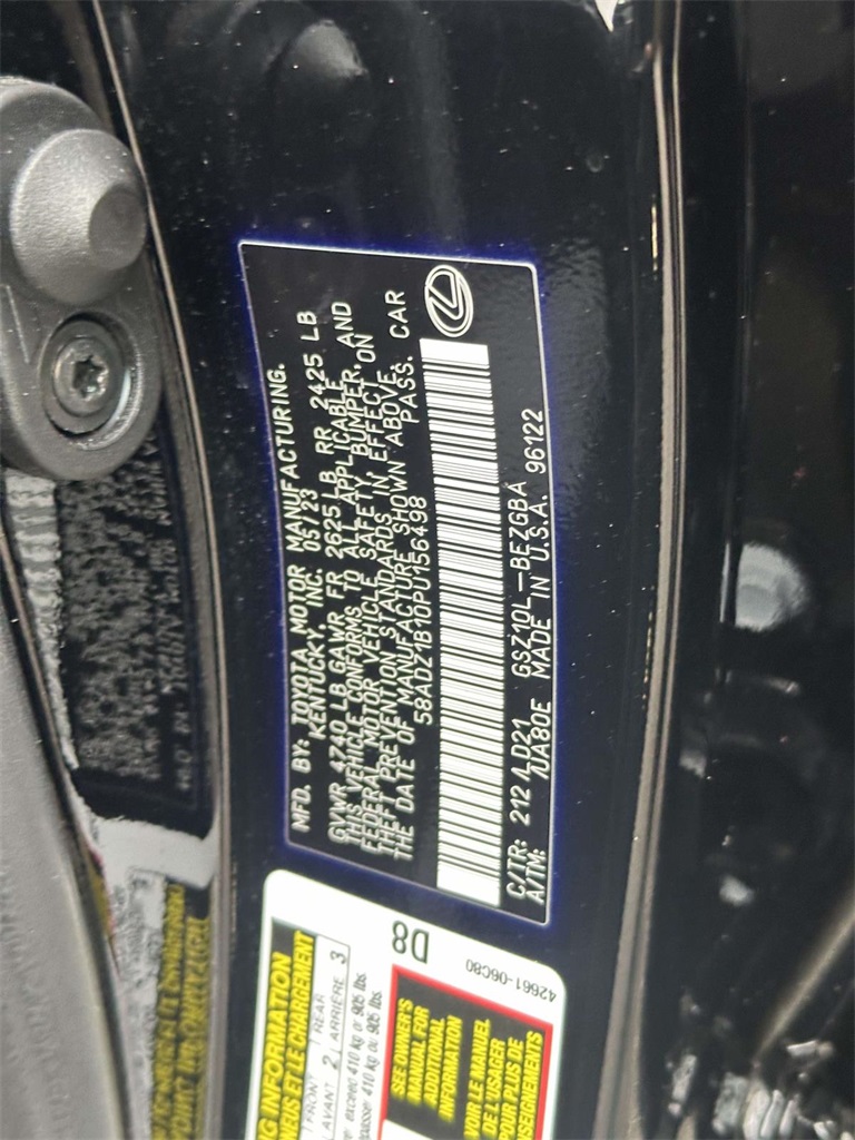 used 2023 Lexus ES car, priced at $40,495