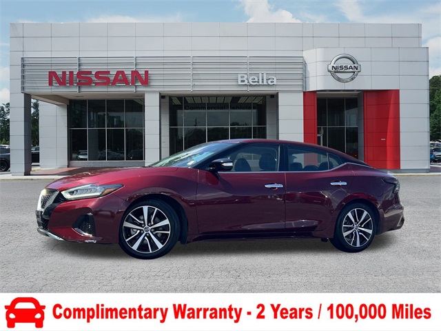 2021 Carnelian Red Tintcoat Nissan Maxima SV Sedan