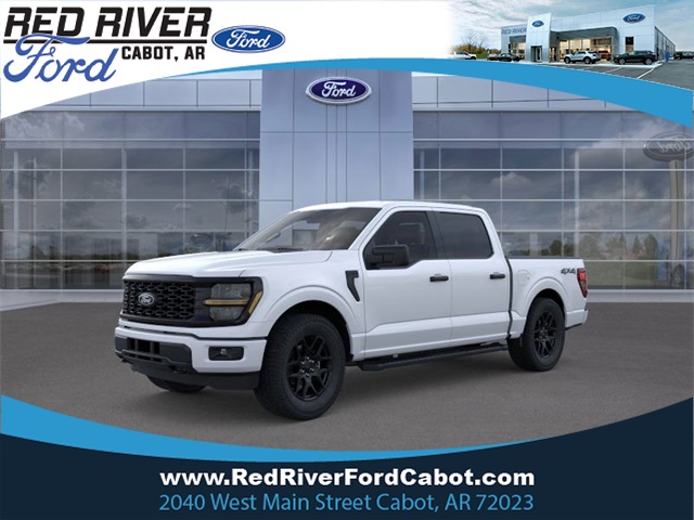 2025 Space White Metallic Ford F-150 STX Truck