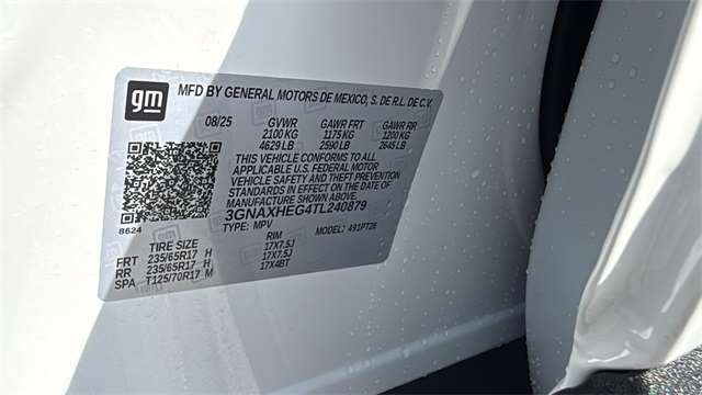 new 2026 Chevrolet Equinox car, priced at $30,735