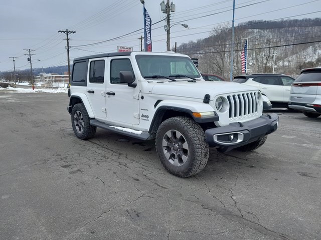 Used 2018 Jeep All-New Wrangler Unlimited Sahara with VIN 1C4HJXEG8JW164447 for sale in Wheeling, WV