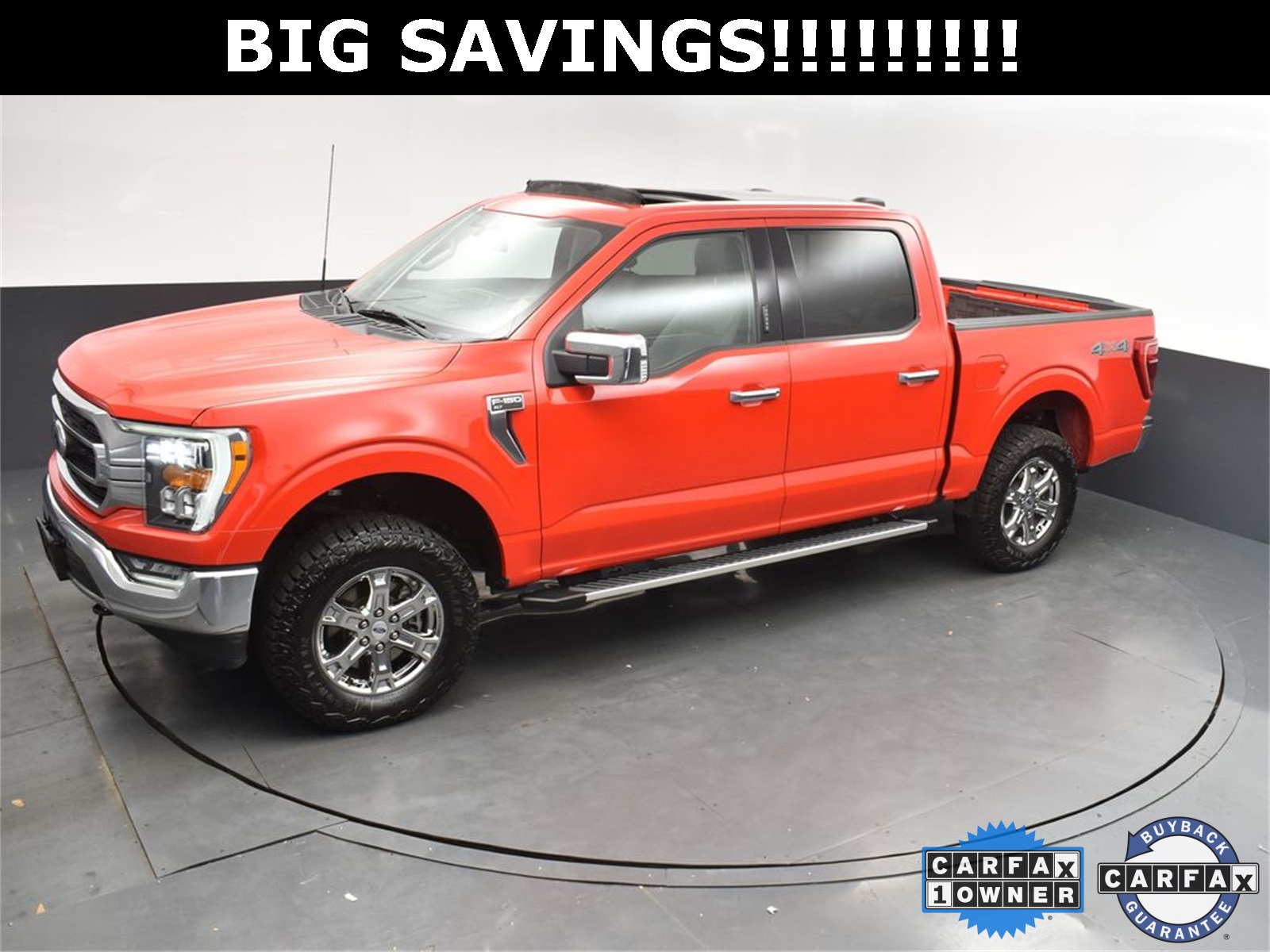 2022 Race Red Ford F-150 XLT 4X4 Truck