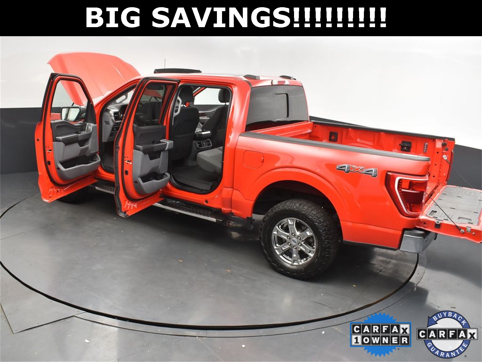 2022 Race Red Ford F-150 XLT 4X4 Truck