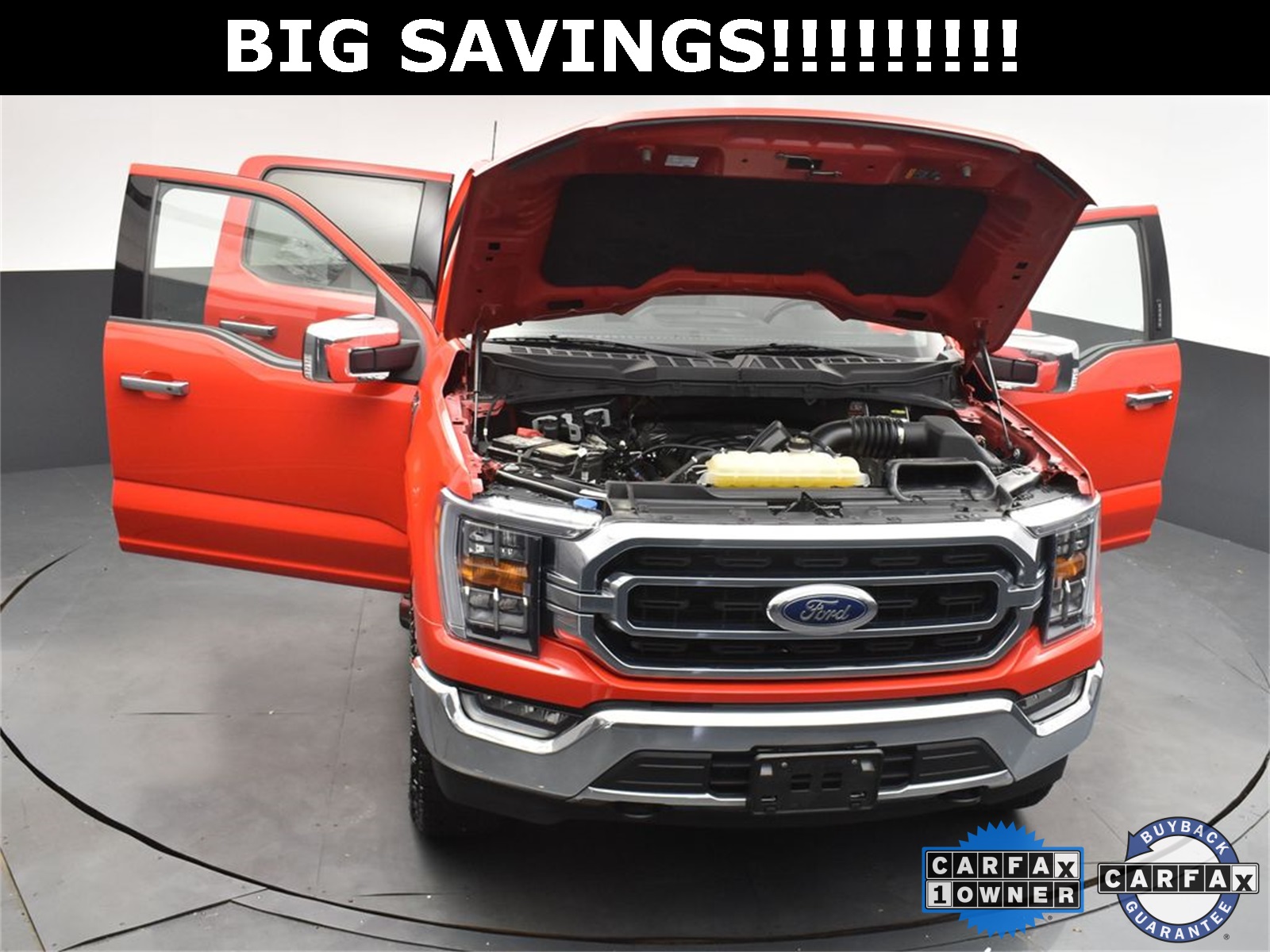 2022 Race Red Ford F-150 XLT 4X4 Truck