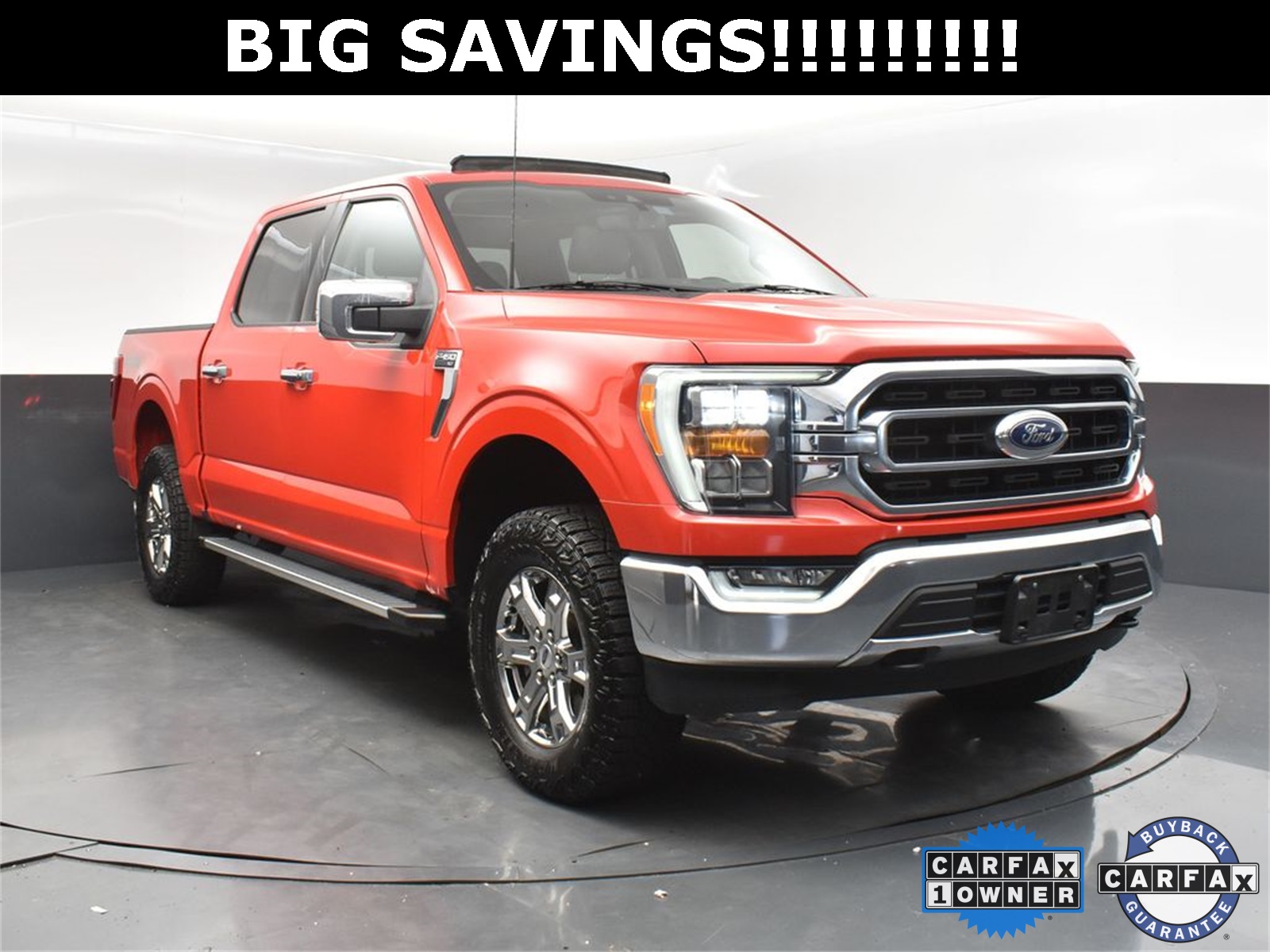 2022 Race Red Ford F-150 XLT 4X4 Truck