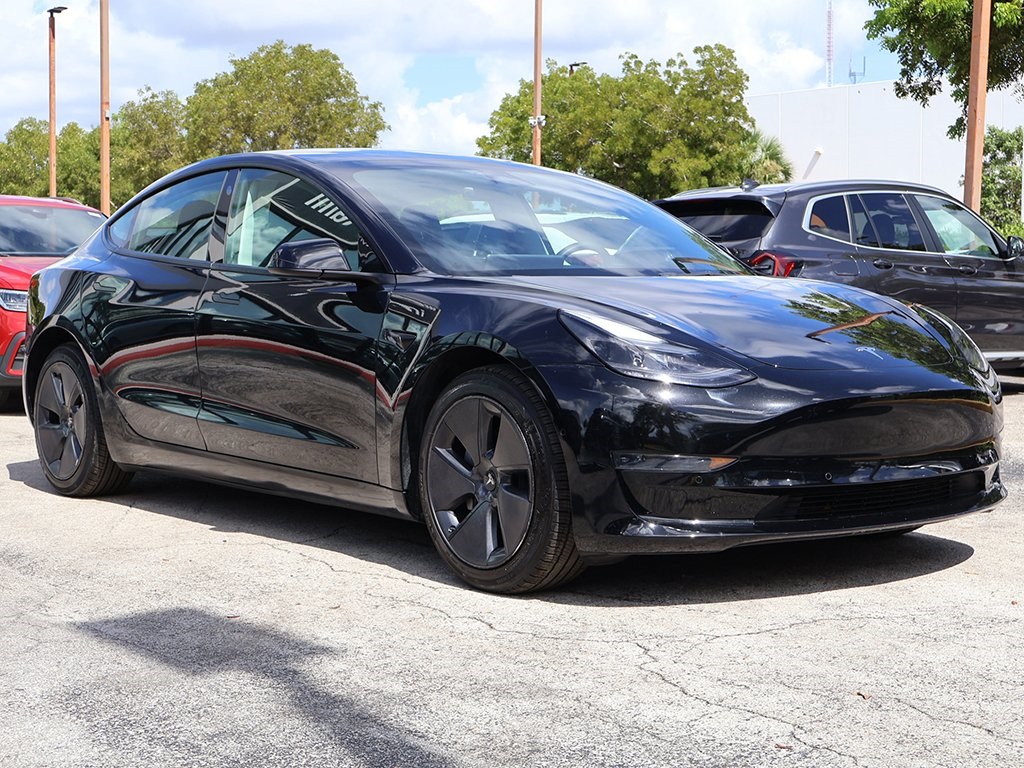 Used 2022 Tesla Model 3 Base with VIN 5YJ3E1EA3NF345912 for sale in Cleveland, OH