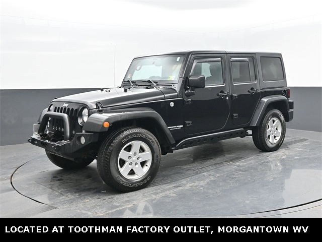 2018 Black Clearcoat Jeep Wrangler JK Unlimited Sport 4X4 SUV