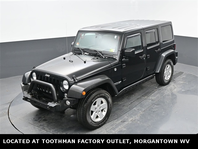 2018 Black Clearcoat Jeep Wrangler JK Unlimited Sport 4X4 SUV