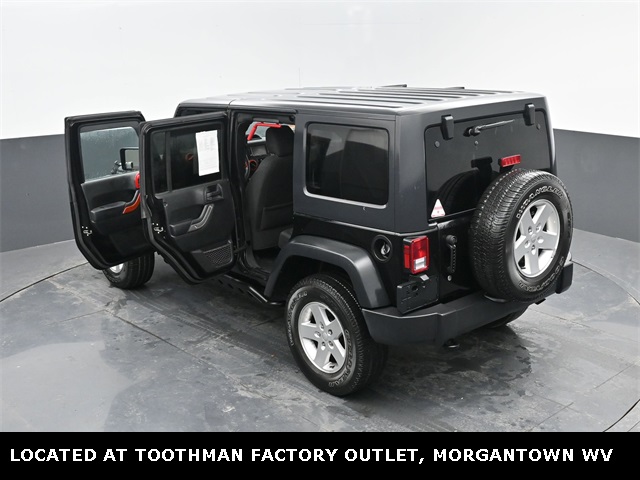2018 Black Clearcoat Jeep Wrangler JK Unlimited Sport 4X4 SUV