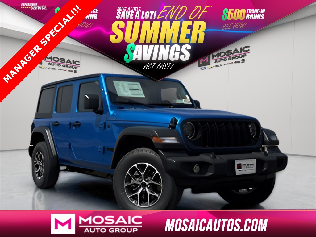 New 2025 Jeep Wrangler Sport S SUVs