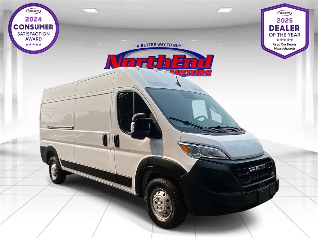 2023 Bright White Clearcoat Ram ProMaster Cargo Van High Roof FWD Van