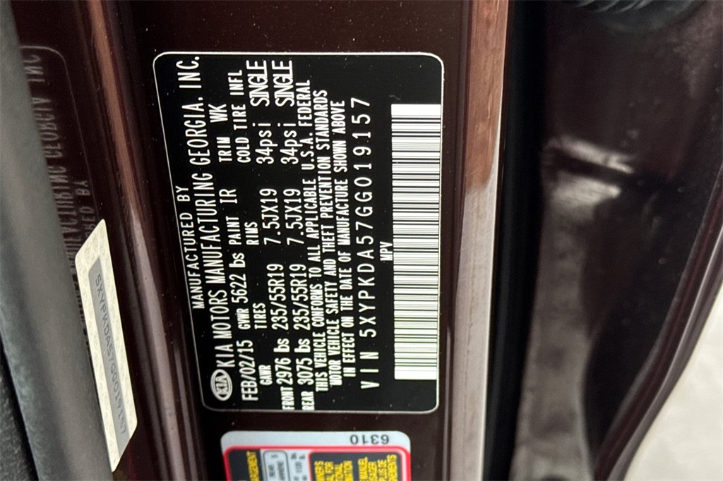 used 2016 Kia Sorento car, priced at $15,957