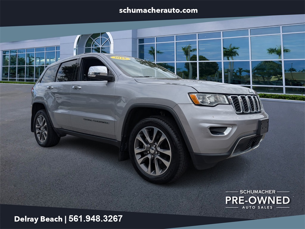 used 2018 Jeep Grand Cherokee car, priced at $17,988