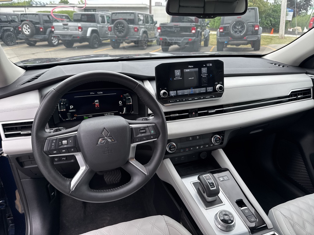 2023 Cosmic Blue Metallic Mitsubishi Outlander PHEV SEL 4X4 SUV